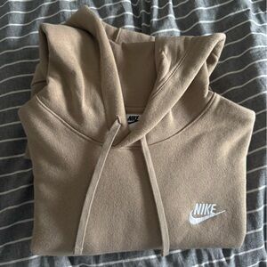 Nike Beige Pullover Hoodie
